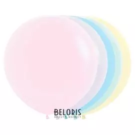 Шар латексный 24", пастель, макаронс, набор 10 шт.