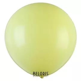 Шар латексный 32" «Макарун», 1 шт., цвет жёлтый