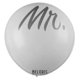 Шар латексный 32" Mr, 1 шт., цвет белый