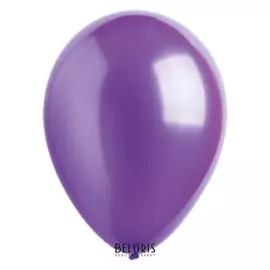 Шар латексный 5", металлик, набор 100 шт., цвет фиолетовый