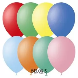 Шар латексный 5", пастель, набор 100 шт.