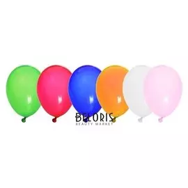 Шар латексный 5", пастель, набор 100 шт.