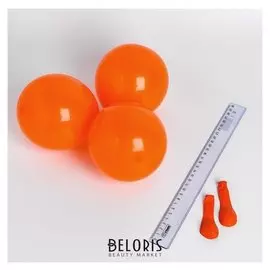 Шар латексный 5", пастель, набор 100 шт., цвет оранжевый