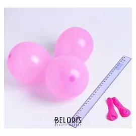 Шар латексный 5", пастель, набор 100 шт., цвет розовый
