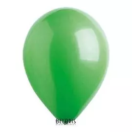 Шар латексный 5", стандарт, набор 100 шт., цвет зелёный