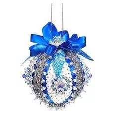 Шар новогодний из пайеток "Северное сияние"