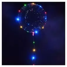 Шар полимерный 18" светящийся, со светодиодной лентой