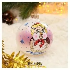 Шар "Сова" 8,5 см