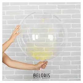 Шар воздушный 12" прозрачный, крошка