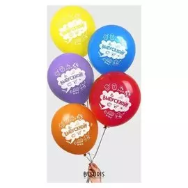 Шар воздушный 12""выпускной", 1-сторонний, набор 25 шт.