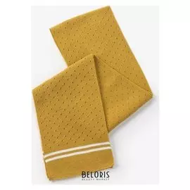 Шарф для девочки, размер 126х14см, цвет горчичный