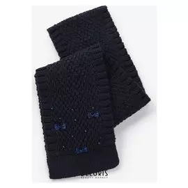 Шарф для девочки, размер 140х14см, цвет синий