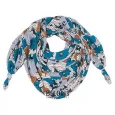 Шарф-косынка женская шерстяная# Sd367_248-4 цвет белый, р-р 50х183