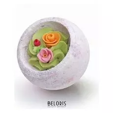 Шарик-десерт для ванн берегиня "Цветочная корзина", 130 г