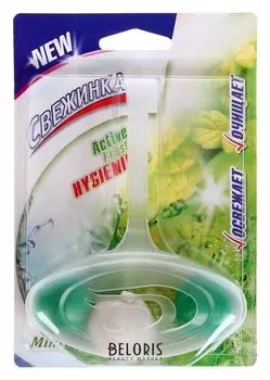 Шариковый освежающий блистер для унитаза свежинка "Мята", 40 г