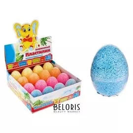 Шариковый пластилин крупнозернистый в яйце не застывает