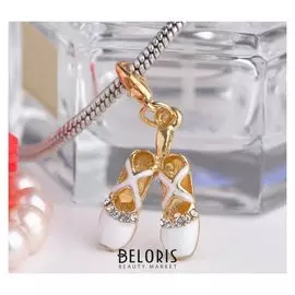 Шарм "Балет", цвет белый в золоте
