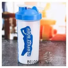 Шейкер с таблетницей «Идеальное тело», 600 мл