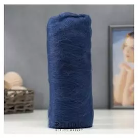 Шерсть для валяния "Кардочес" 100% полутонкая шерсть 100гр (022 джинса)