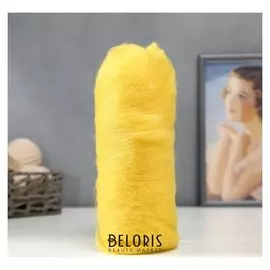 Шерсть для валяния "Кардочес" 100% полутонкая шерсть 100гр (034 цыпленок)