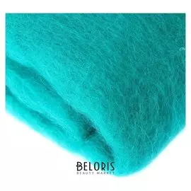 Шерсть для валяния "Кардочес" 100% полутонкая шерсть 100гр (29 мкр, дл. 74, 2286 зел.луг)