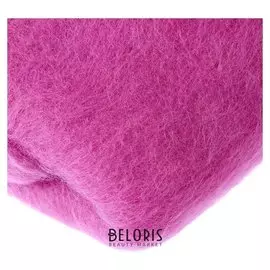 Шерсть для валяния "Кардочес" 100% полутонкая шерсть 100гр (29 мкр, дл. 74, 1650 красн.мускат)