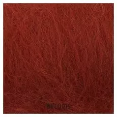 Шерсть для валяния "Кардочес" 100% полутонкая шерсть 100гр (051 терракот)