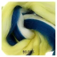 Шерсть для валяния полутонкая мультиколор (6036)