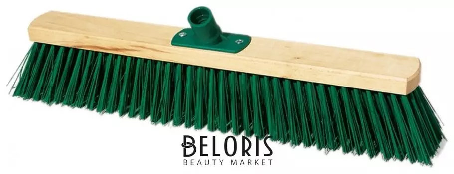 Щетка для уборки техническая, ширина 50 см, щетина 7,5 см, деревянная, еврорезьба, York