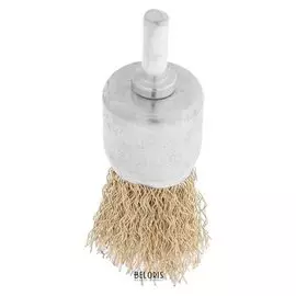 Щетка металлическая для дрели ON 20-02-425, со шпилькой, "Кистевая чашка", 25 мм