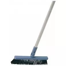 Щетка VILEDA для совка "Леголенд", ширина 25 см, высота щетины 9 см, алюминиевая ручка 90 см (совок 602137)