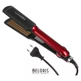 Щипцы-гофре Luazon Lw-19, 40 Вт, алюминиевые пластины, красный