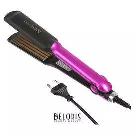 Щипцы-гофре Luazon Lw-19, 40 Вт, алюминиевые пластины, розовый