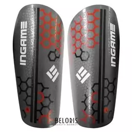 Щитки футбольные Ingame Training It-201, красный M