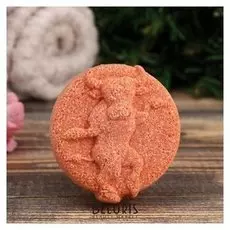 Шипучая бомбочка коровка аромат клубника