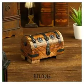 Шкатулка дерево "Аретуса" 12,7х7,6х7,6 см