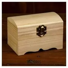 Шкатулка дерево для росписи "Сундучок" 8х8х12 см