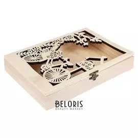 Шкатулка дерево для росписи "Велосипед" 19х26,5х4 см