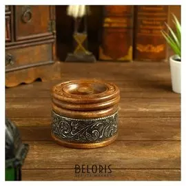 Шкатулка дерево "Полиада" 10,2х7,6 см