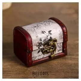 Шкатулка дерево сундучок "Лондон" 6х8х5,5 см