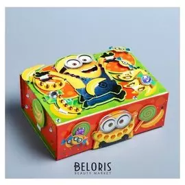 Шкатулка для декорирования "Бананы" гадкий Я + элементы декора,стразы