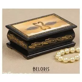 Шкатулка «Любовь», 6×9 см, лаковая миниатюра