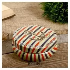 Шкатулка металл "Якорь" 3,8х8,5х8 см