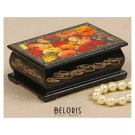 Шкатулка «Пионы», 6×9 см, лаковая миниатюра