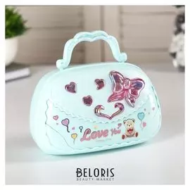 Шкатулка пластик музыкальная механическая "Сумочка" 12х8,5х16,5 см