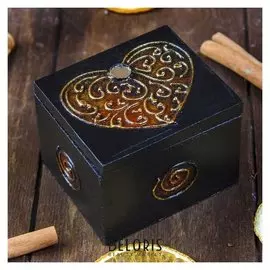 Шкатулка "Середечко" 7х6х5 см