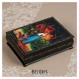 Шкатулка «Сказки», 16×22 см, лаковая миниатюра