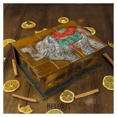 Шкатулка "Слоник" 24х18х9 см