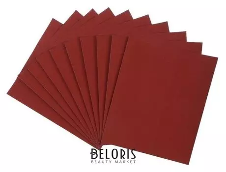 Шкурка шлифовальная в листах Lom, на бумажной основе водостойкая, 230 х 280, р600, 10 шт.