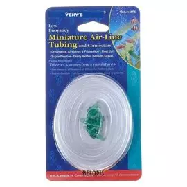 Шланг аквариумный улучшенный, 2 м, диаметр 6/4 см, с 4 зелёными соединителями